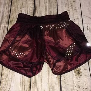 LULULEMON Patch Game Short in Black Cherry Merlot